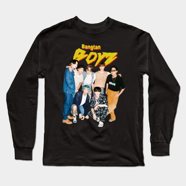 Bangtan Boys Long Sleeve T-Shirt by GlitterMess